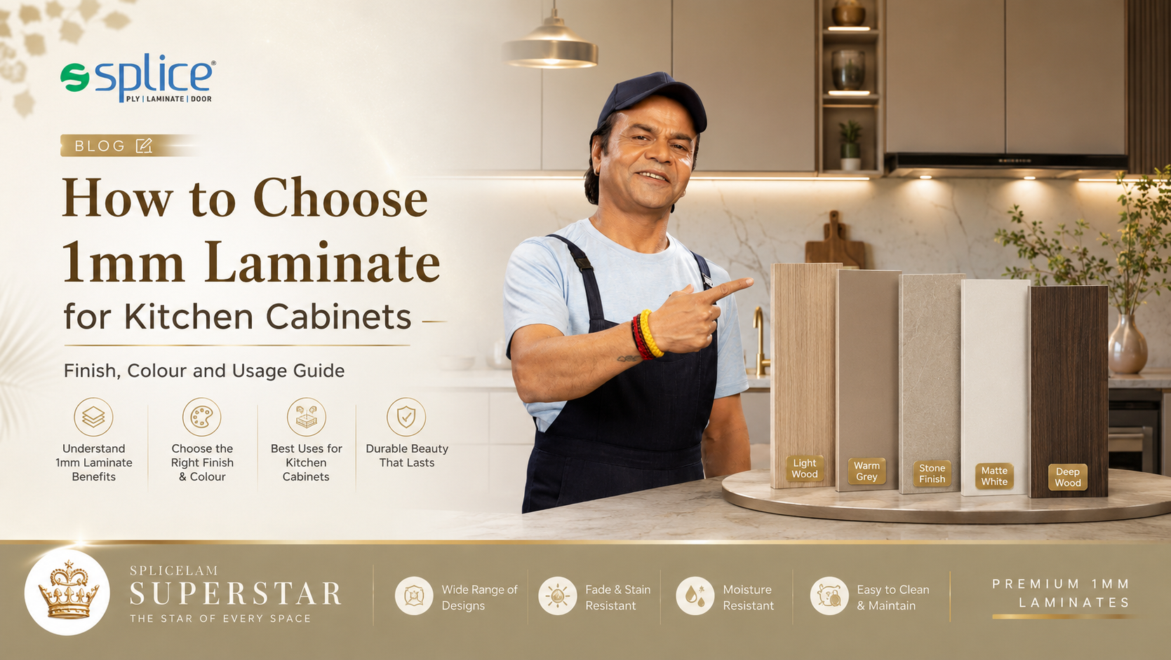 How to Choose 1mm Laminate for Kitchen Cabinets: Finish, Colour and Usage Guide