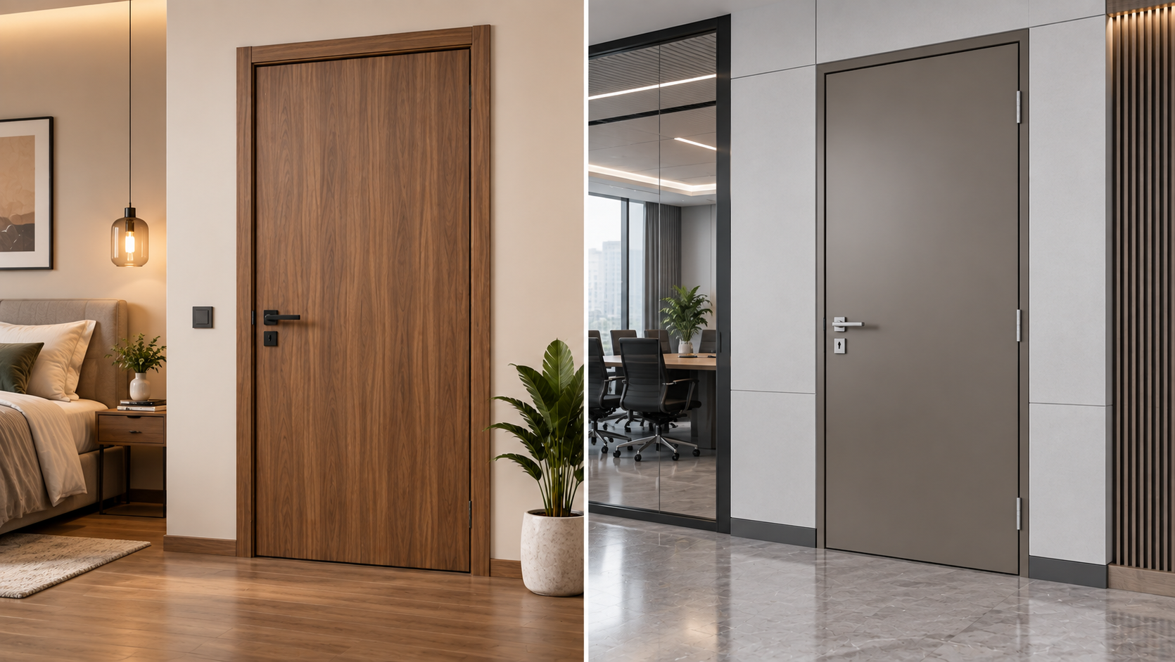 Residential vs Commercial Flush Doors: Performance and Specification Differences